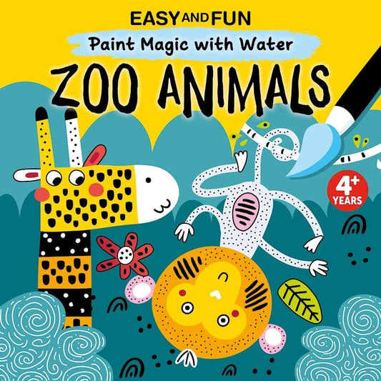 Easy and Fun Paint Magic with Water: Zoo Animals